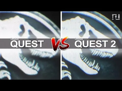 画质对比，更强性能的Quest 2带来了更精细图像效果