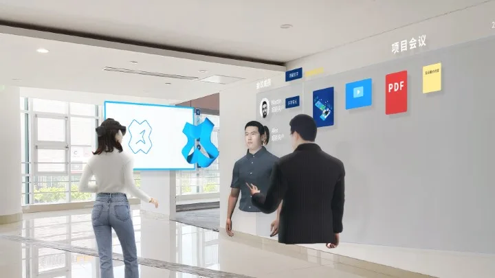 境腾科技基于HoloLens 2、影创鸿鹄为企业构建MR远程协作会议系统