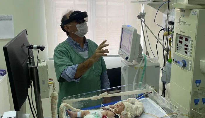 巴西PBSF用HoloLens 2预防新生儿的神经后遗症,挽救生命